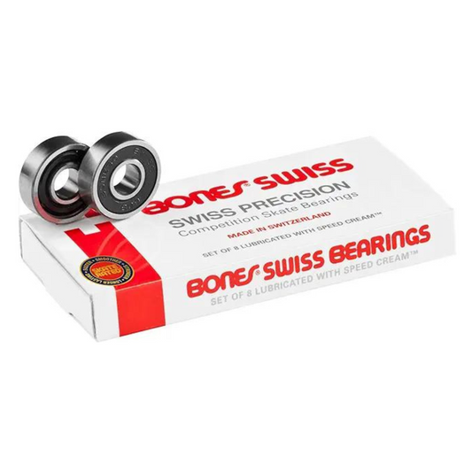 Bones Swiss Skateboard Bearings 8 Pack