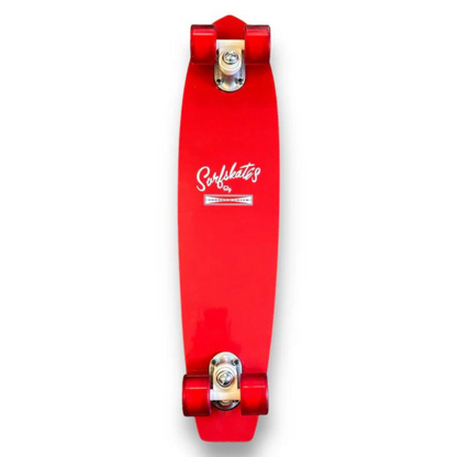 25" G&S 60'S MODIFIED SURFSKATE COMPLETE - CHERRY RED