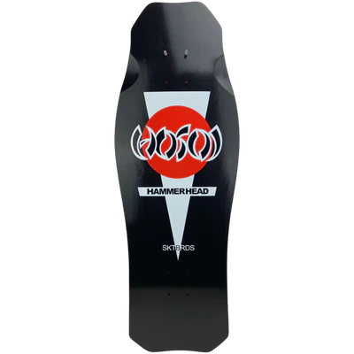 Hosoi O.G. Hammerdead Double Take Black/Red Dip Deck - 10.5" X31"