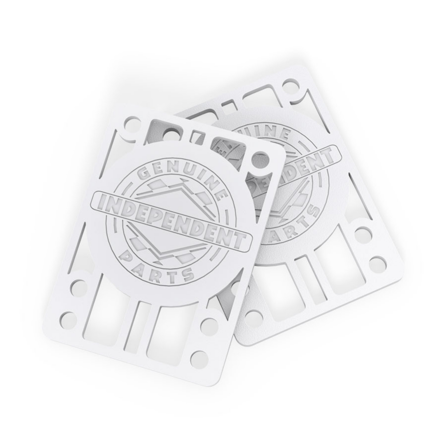 Independent Genuine Parts 1/8" Riser Pads - White Pk/2