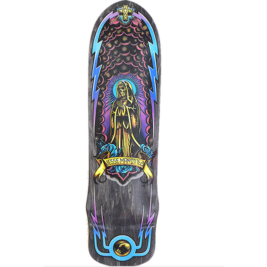 8.625" X 32.575" Dogtown Jesse Martinez Guadalupe Handshake M80 Deck - Black Stain