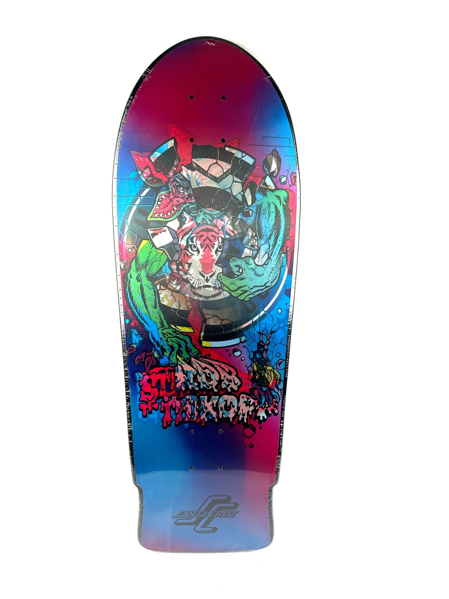 Santa Cruz Skateboard Deck Rob Roskopp Stranger Things Demogorgon