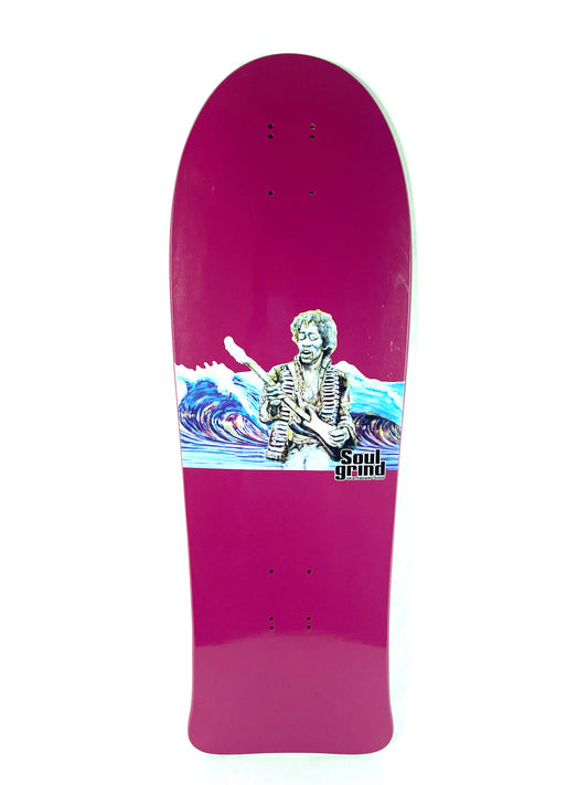Soul Grind Pali Gap Fishtail Skateboard Deck - Magenta