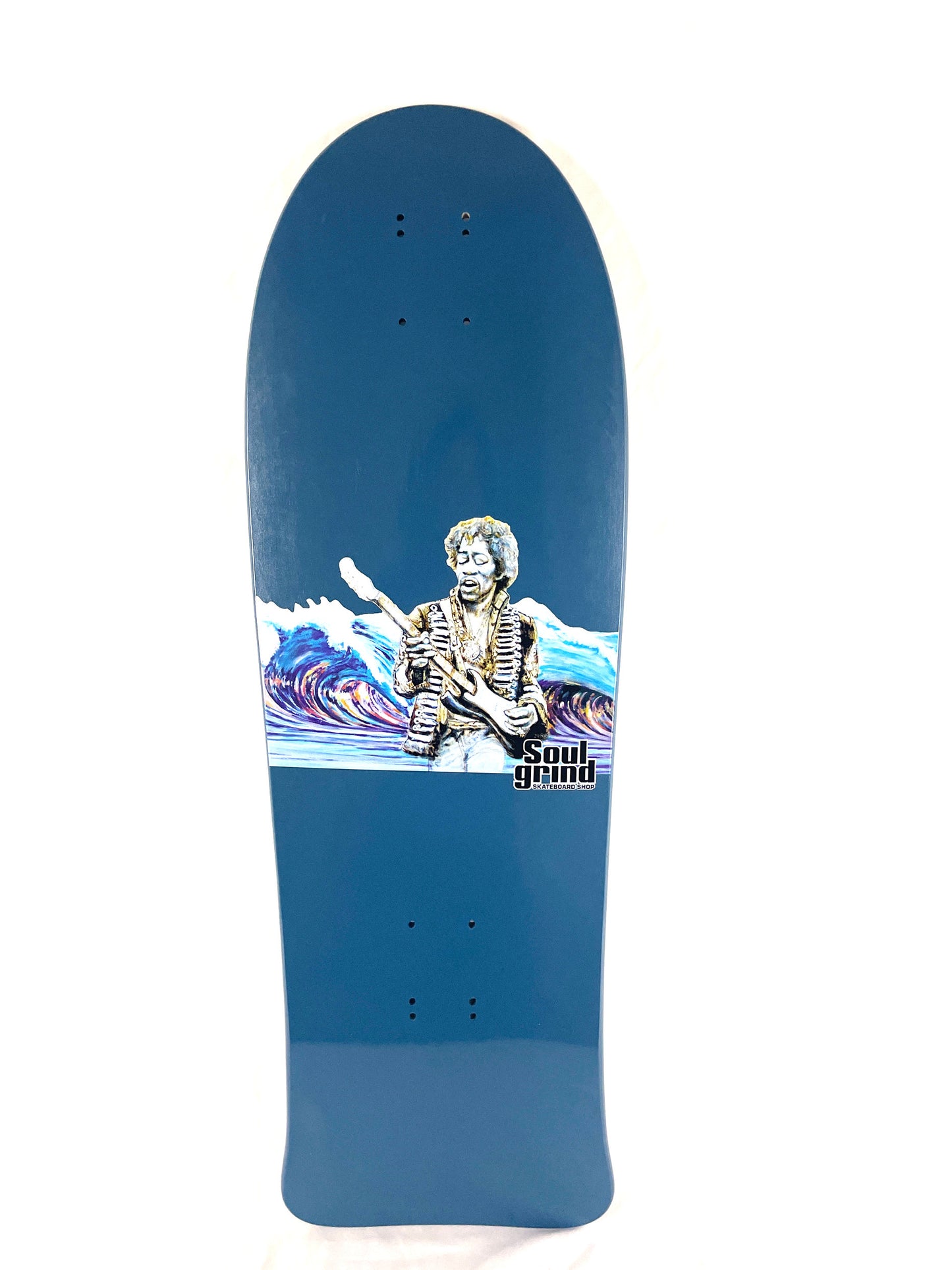 Soul Grind Pali Gap Fishtail Skateboard Deck - Navy Blue