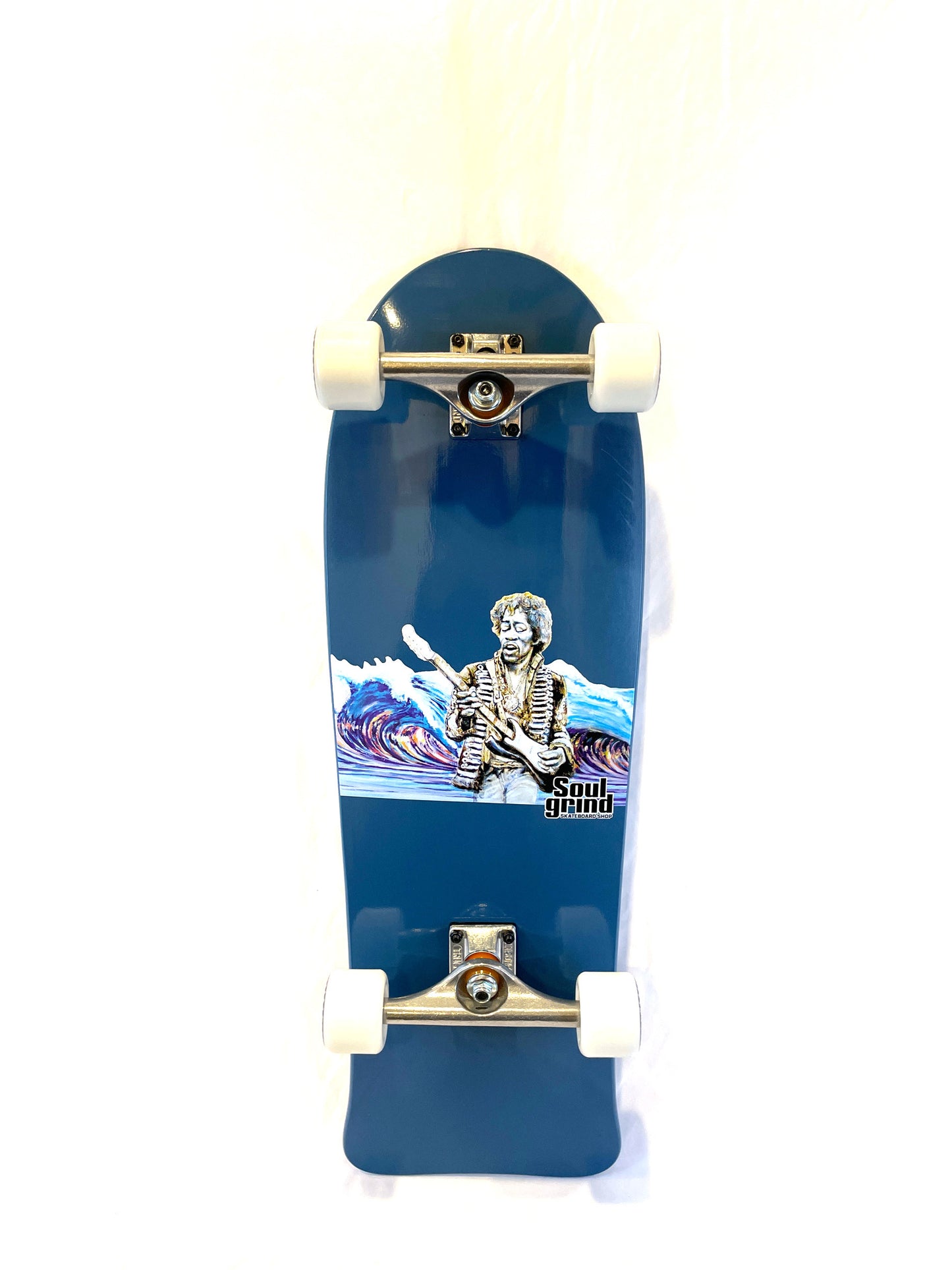Soul Grind Pali Gap Fishtail Complete Skateboard - Navy Blue