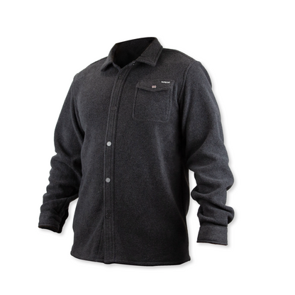 Soul Grind Button-Up Fleece Jacket - LARGE